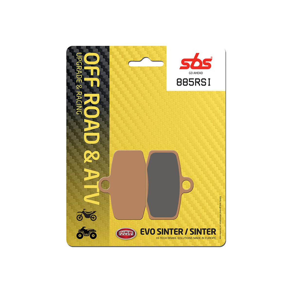 Set pastiglie freno anteriori SBS serie RSI per HUSQVARNA 85 TC 2014-2017