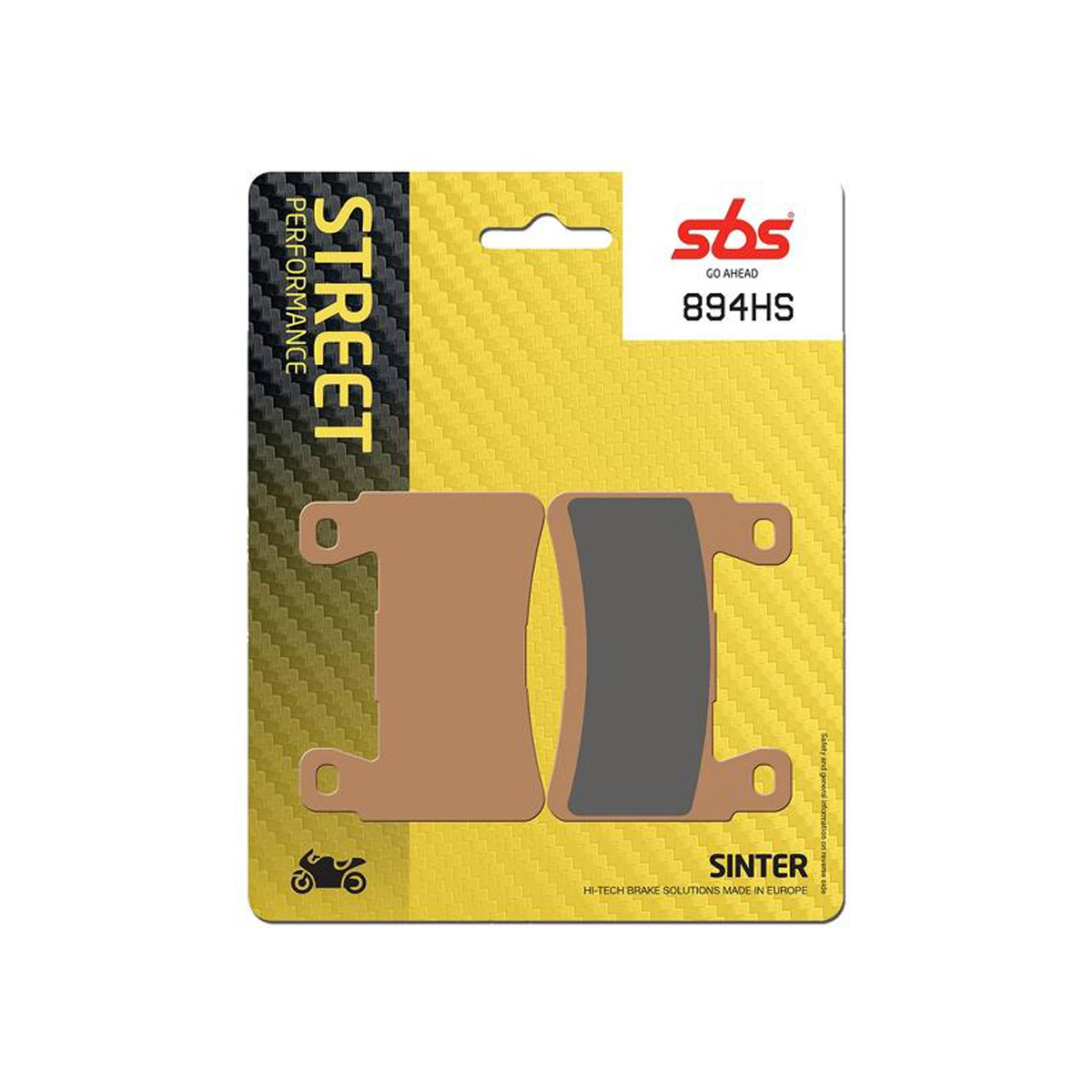 Set pastiglie freno anteriori SBS serie HS per KAWASAKI ZX 6 R 2013-2021