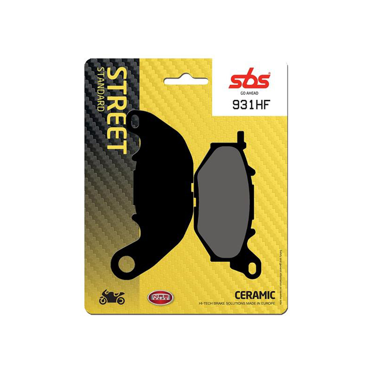 Set pastiglie freno anteriori SBS serie HF per YAMAHA YZF-R3 2015-2023