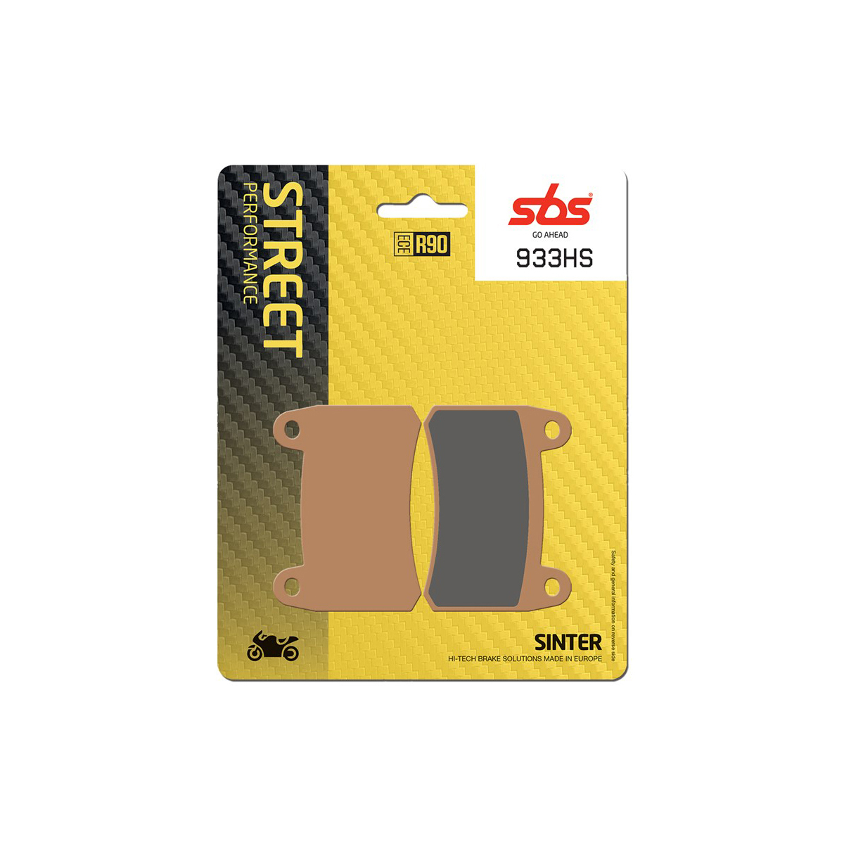 Set pastiglie freno anteriori SBS serie HS per BENELLI BN 251 2015-2016