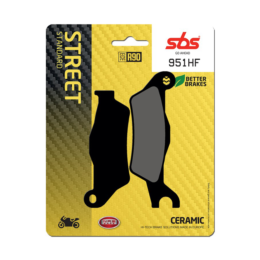 Set pastiglie freno anteriori SBS serie HF per SUZUKI GSX-R 125 2017-2020