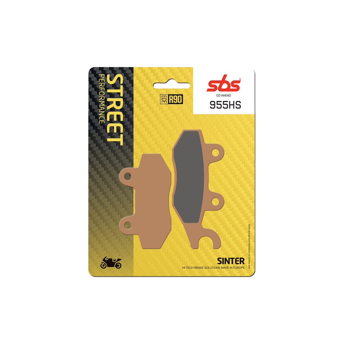 Set pastiglie freno anteriori SBS serie HS per KAWASAKI Z 400 2019-2020