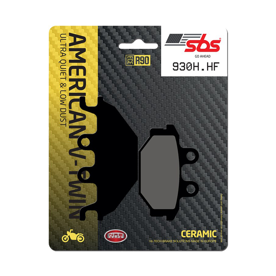 Set pastiglie freno posteriori SBS serie HF per INDIAN SCOUT 2015-2016