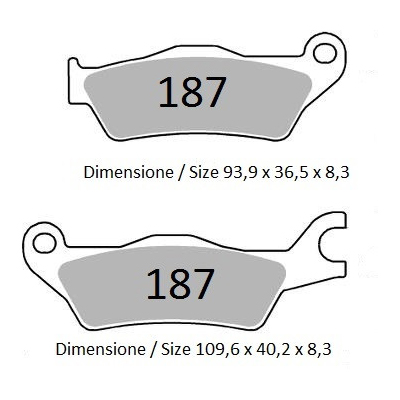 Pastiglie freno anteriori Trofeo Sinterizzate per SUZUKI GSX-R 125 2017-2020