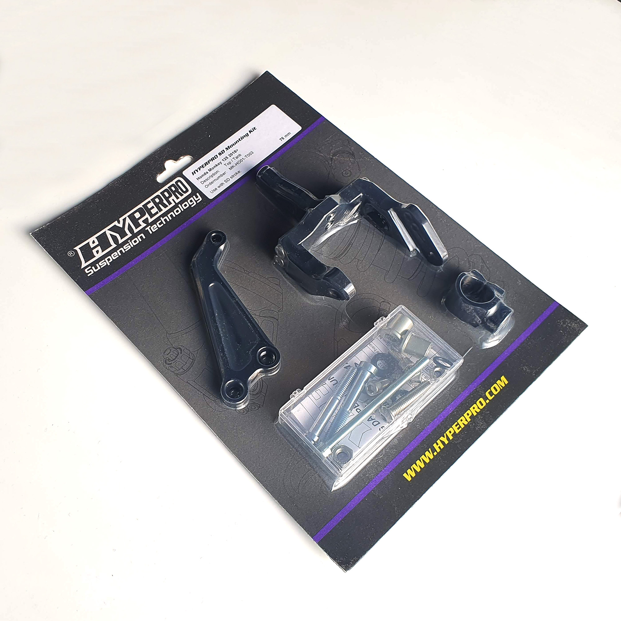 Kit attacchi ammortizzatore di sterzo Hyperpro per HONDA Z 125 M (MONKEY) 2018-2025