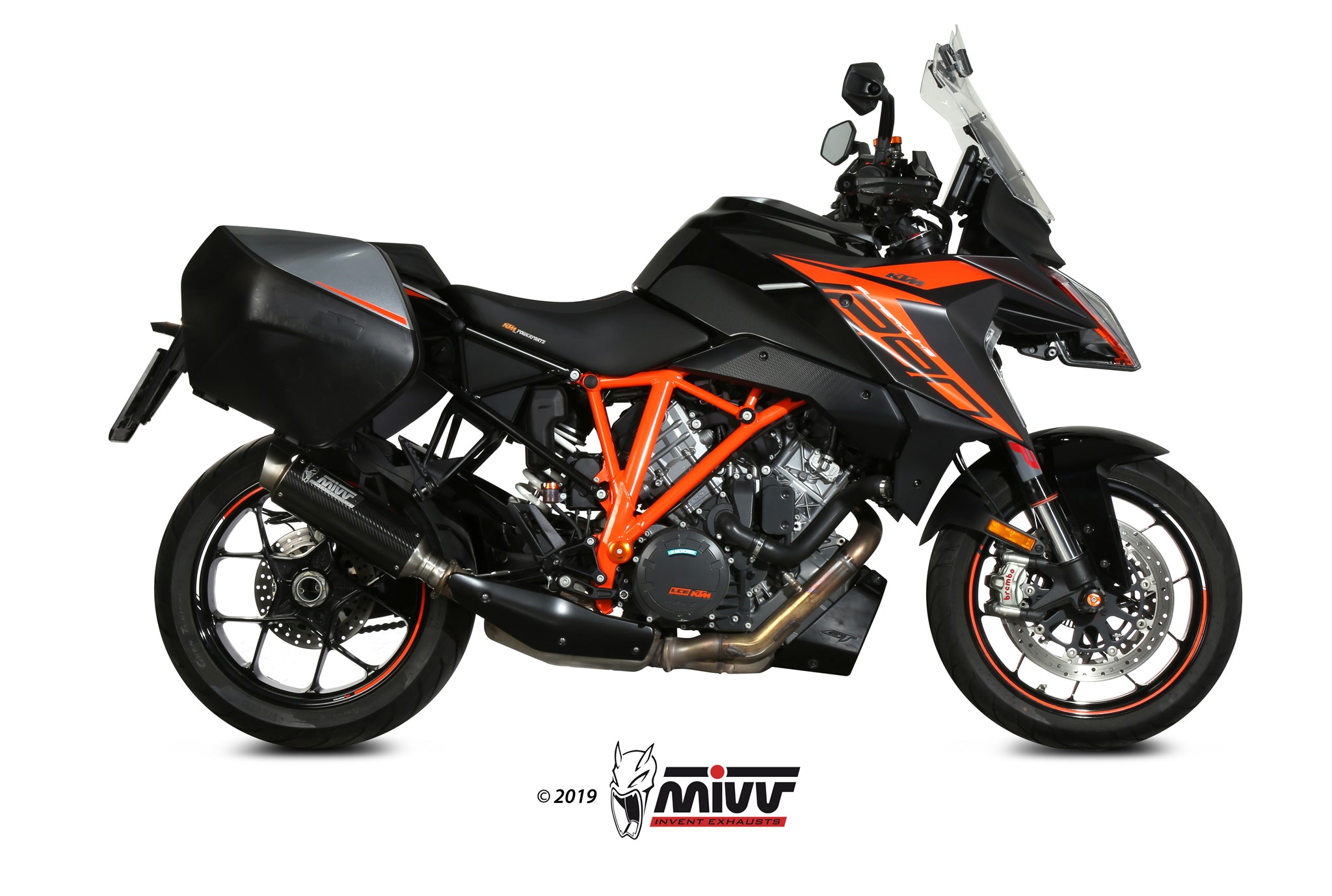 Silenziatore Omologato ECE Mivv GPpro Nero per KTM 1290 SUPERDUKE GT 2016-2024