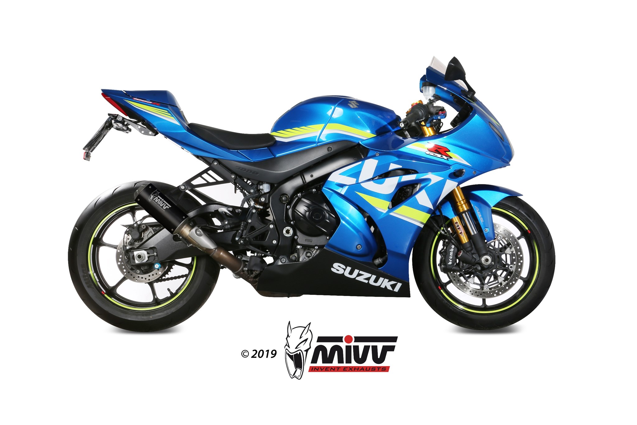 Silenziatore Racing Mivv MK3 Carbonio per SUZUKI GSX-R 1000 2017-2020