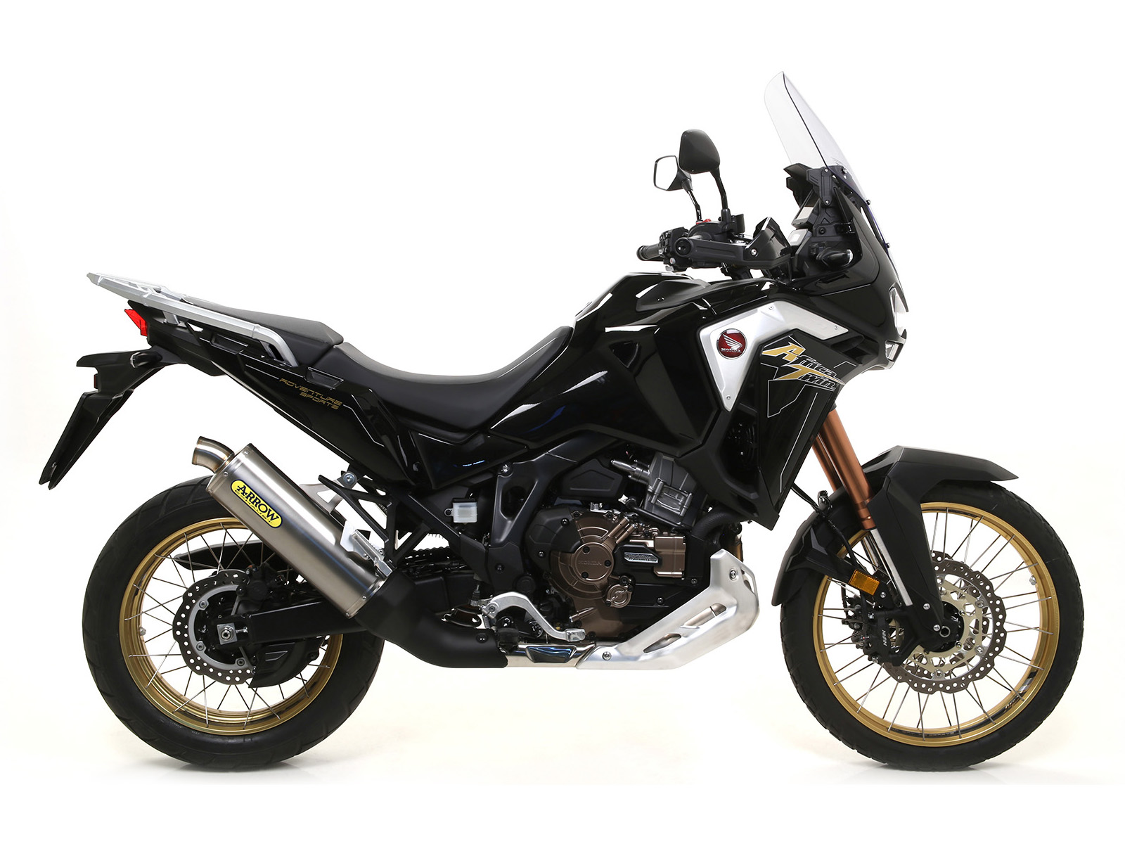 Terminale omologato Arrow Maxi Race Tech Alluminio fondello acciaio per HONDA CRF 1100 L AFRICA TWIN / ADVENTURE SPORT 2020-2023