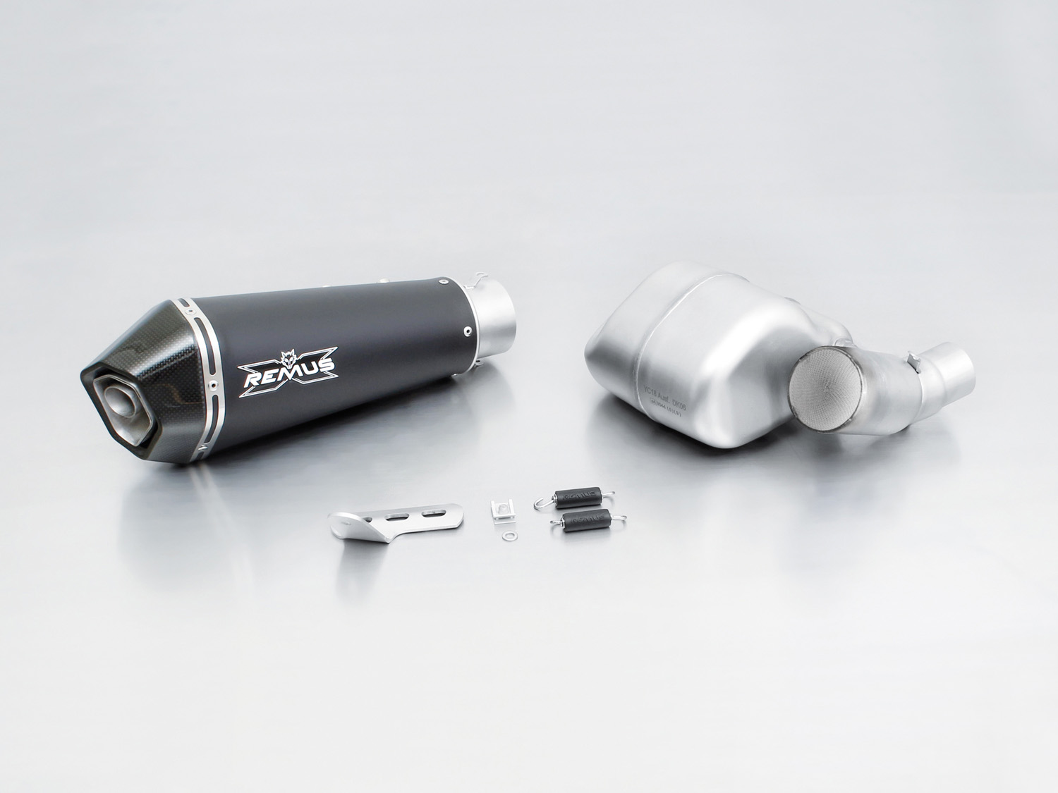 Silenziatore Remus Hypercone acciaio nero omologato per DUCATI MONSTER 797 2017-2020
