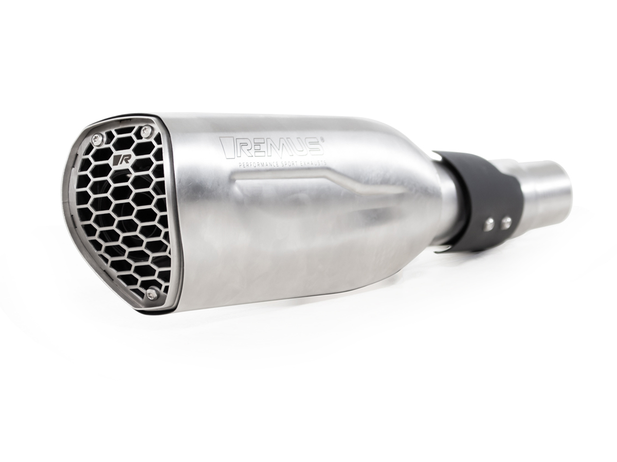 Silenziatore Remus Nxt acciaio spazzolato racing per DUCATI MONSTER 1200 /S/R 2017-2021