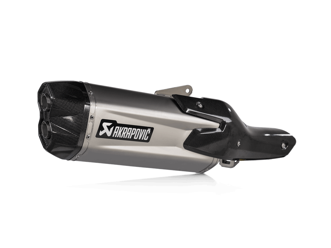Silenziatore omologato Akrapovic Titanio con fondello in carbonio per HONDA NT 1100 2022-2025