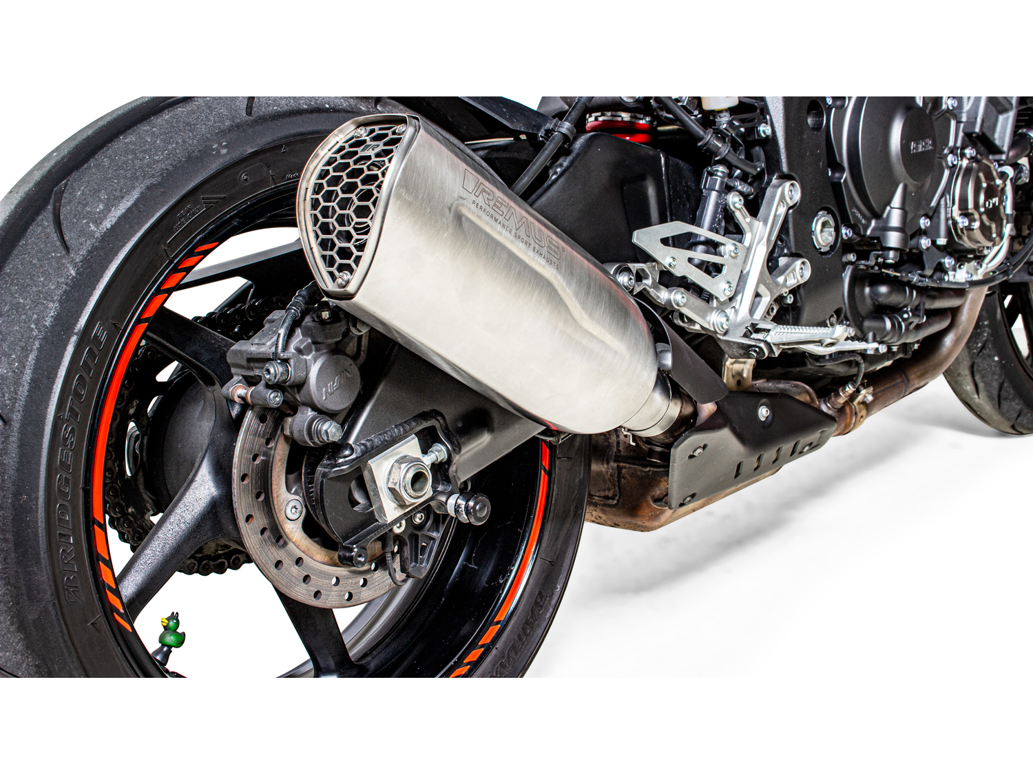 Silenziatore Remus Nxt acciaio spazzolato racing per YAMAHA MT-10 2016-2020