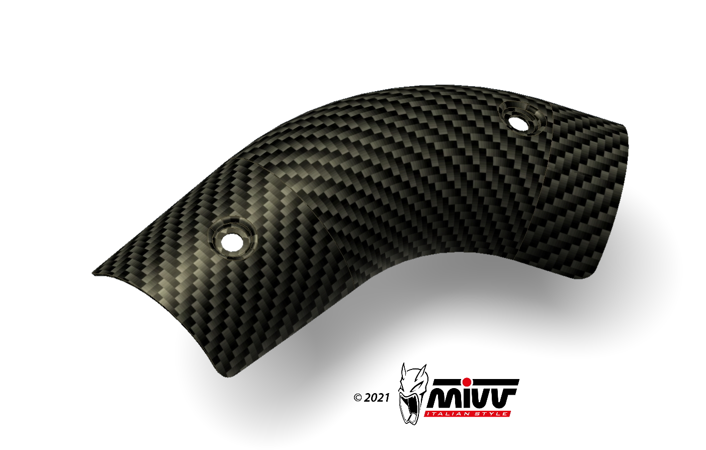 Paracalore Mivv in carbonio per KAWASAKI NINJA 1000 SX / TOURER 2020-2024