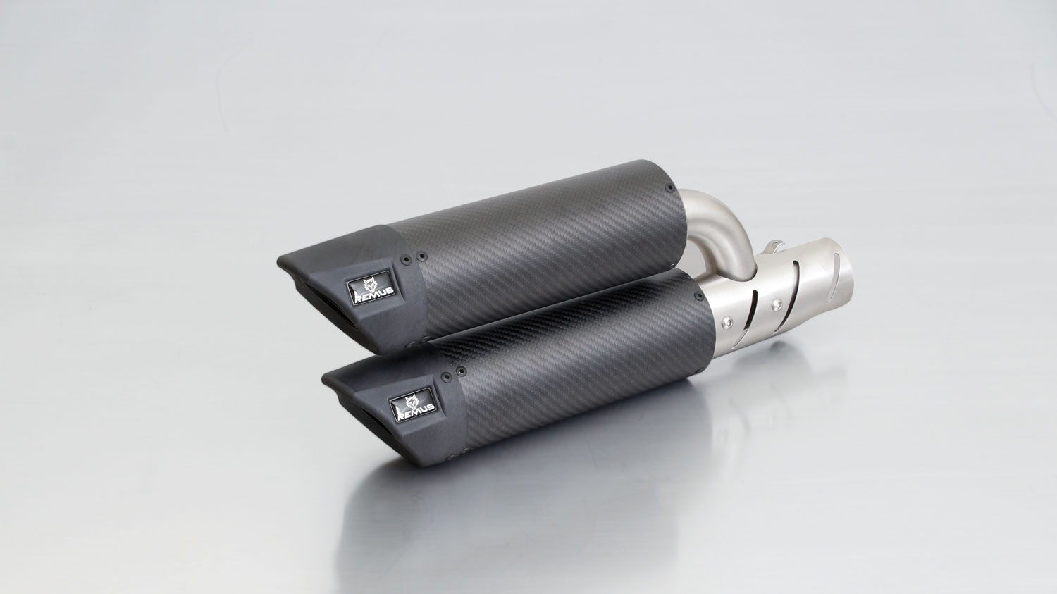 Silenziatore omologato Remus RSC Dual Flow carbonio per VESPA GTS 300 ie SUPER 2016-2018