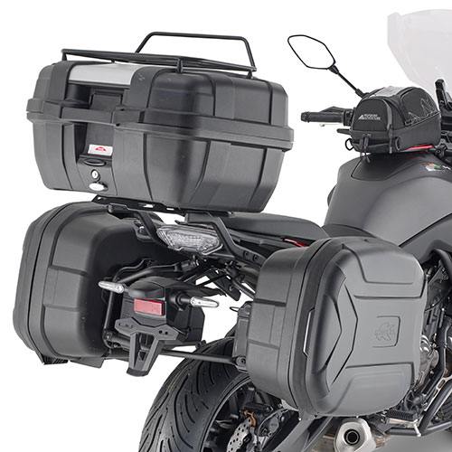 Portavaligie laterale Kappa specifico per valigie MONOKEY o RETRO FIT per YAMAHA TRACER 7 /GT 2021-2024