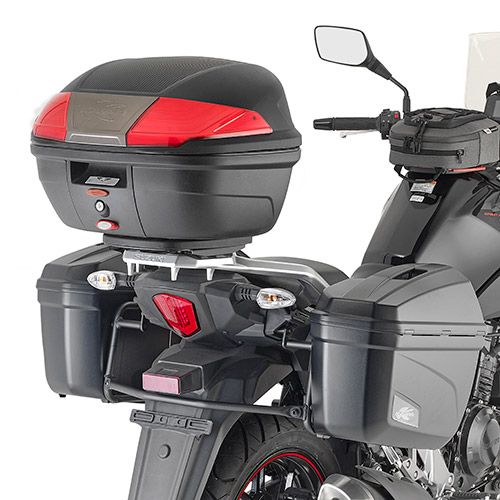 Portavaligie laterale Kappa specifico per valigie MONOKEY o RETRO FIT per SUZUKI V-STROM 250 2017-2020