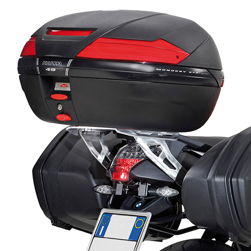 Attacco posteriore in alluminio anodizzato specifico per bauletto MONOKEY per BMW K 1200 R - SPORT 2005-2009