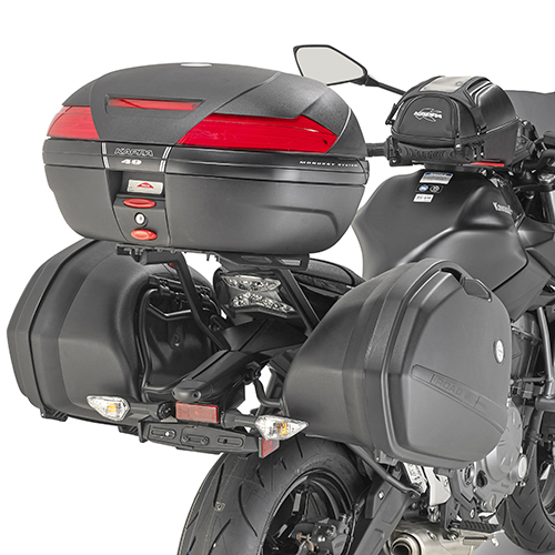 Attacco posteriore specifico per bauletto MONOKEY o MONOLOCK per KAWASAKI Z 650 2017-2019