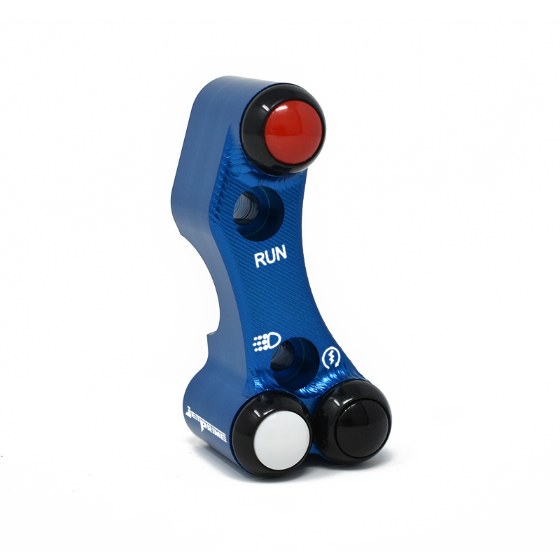 Pulsantiera Jetprime destra stradale Blu per SUZUKI GSX-R 1000 2017-2021 