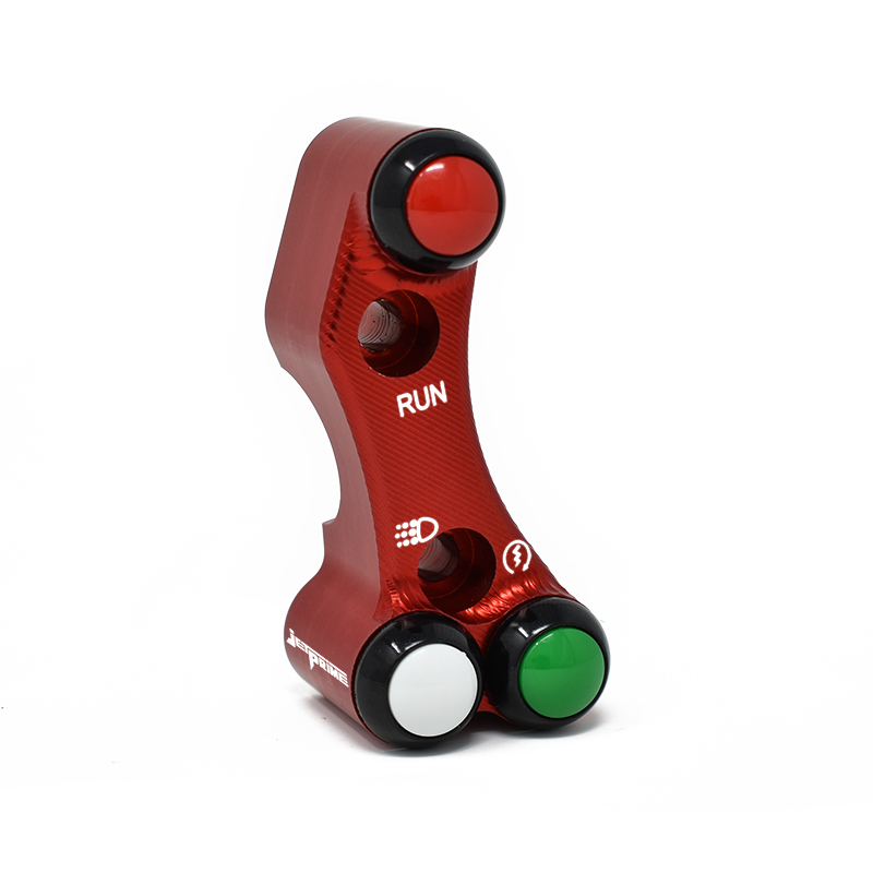 Pulsantiera Jetprime destra stradale Rossa per SUZUKI GSX-R 1000 2017-2021 