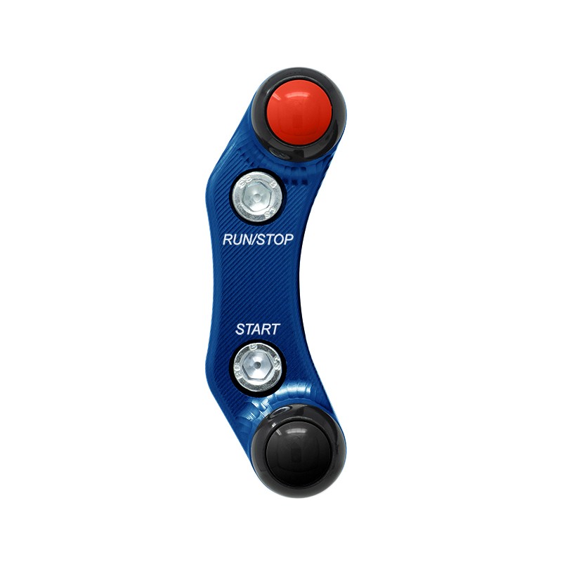 Pulsantiera Jetprime destra stradale Blu per YAMAHA YZF-R3 2019-2021