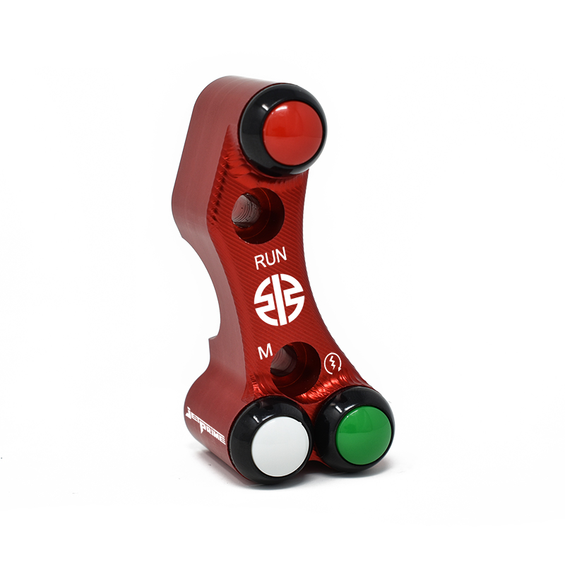 Pulsantiera Jetprime destra stradale Rossa per KAWASAKI NINJA H2 /R 2021-2024