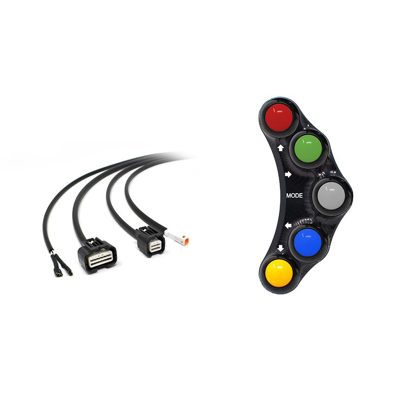 Pulsantiera Jetprime sinistra racing Nera per HONDA CBR 1000 RR-R /SP 2020-2024