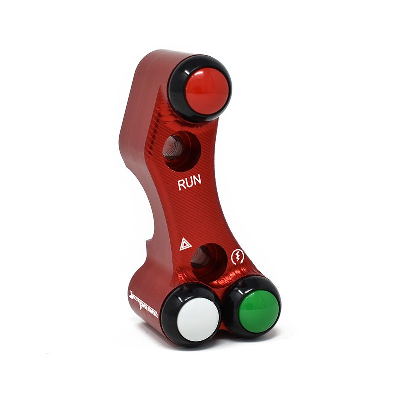 Pulsantiera Jetprime destra stradale Rossa per YAMAHA YZF-R7 2021-2023