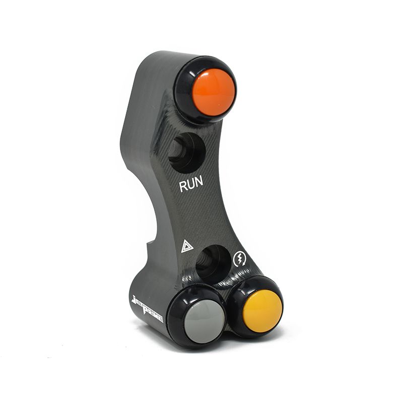 Pulsantiera Jetprime destra stradale Titanio per YAMAHA YZF-R7 2021-2023