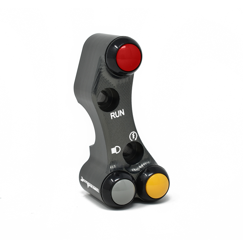 Pulsantiera Jetprime destra stradale Titanio per pompa Brembo per DUCATI 749 2003-2007