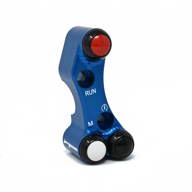 Pulsantiera Jetprime destra stradale Blu per pompa Brembo per BMW HP4 2012-2014