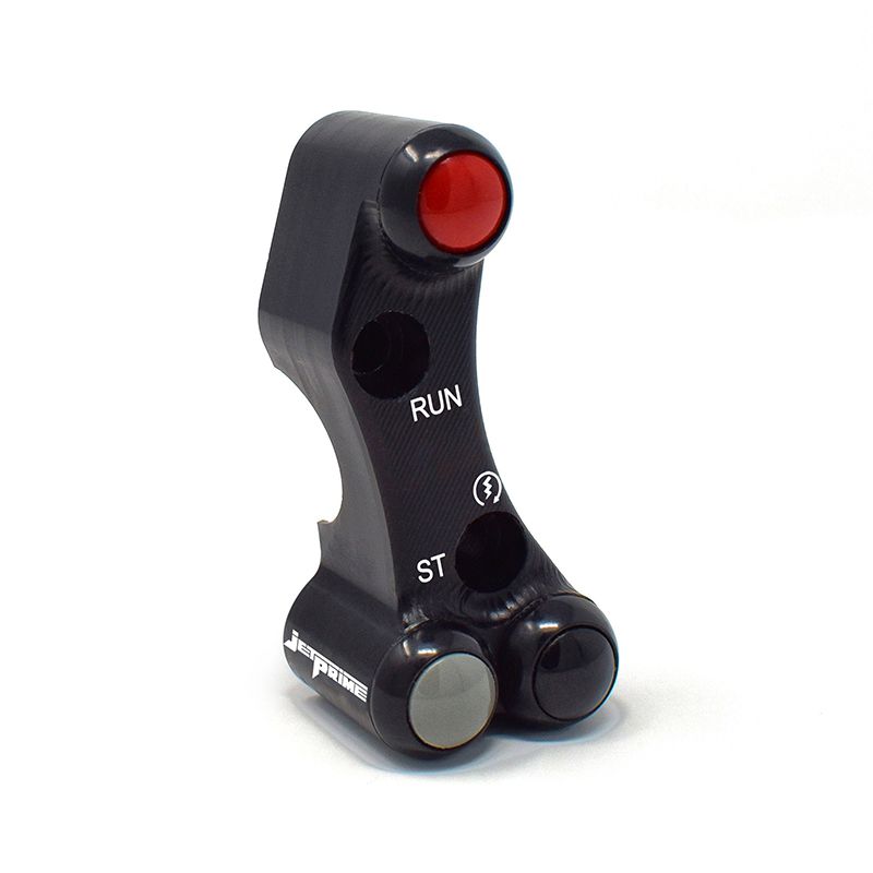 Pulsantiera Jetprime destra stradale Nera per pompa Brembo per KAWASAKI ZX 6 R 2007-2008