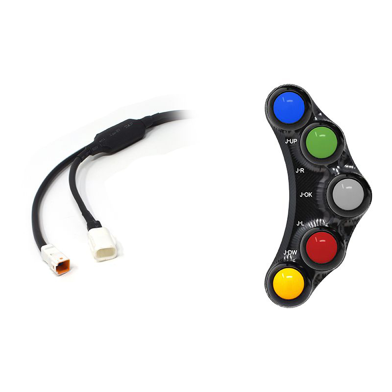 Pulsantiera Jetprime sinistra racing Nera per APRILIA RSV4 1100 /FACTORY 2019-2020