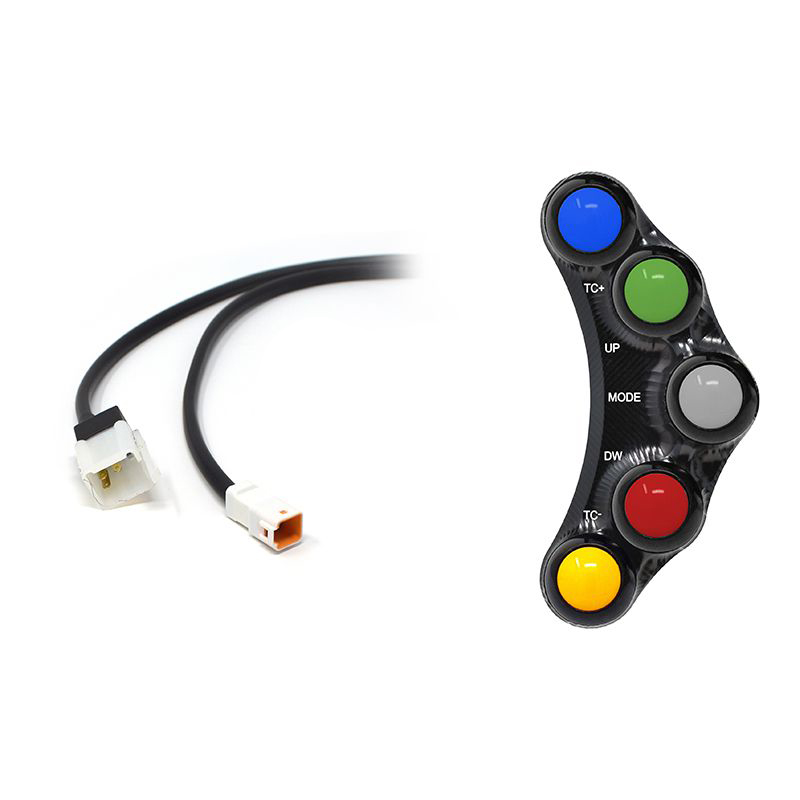 Pulsantiera Jetprime sinistra racing Nera per APRILIA RSV4 R/FACTORY 2009-2010