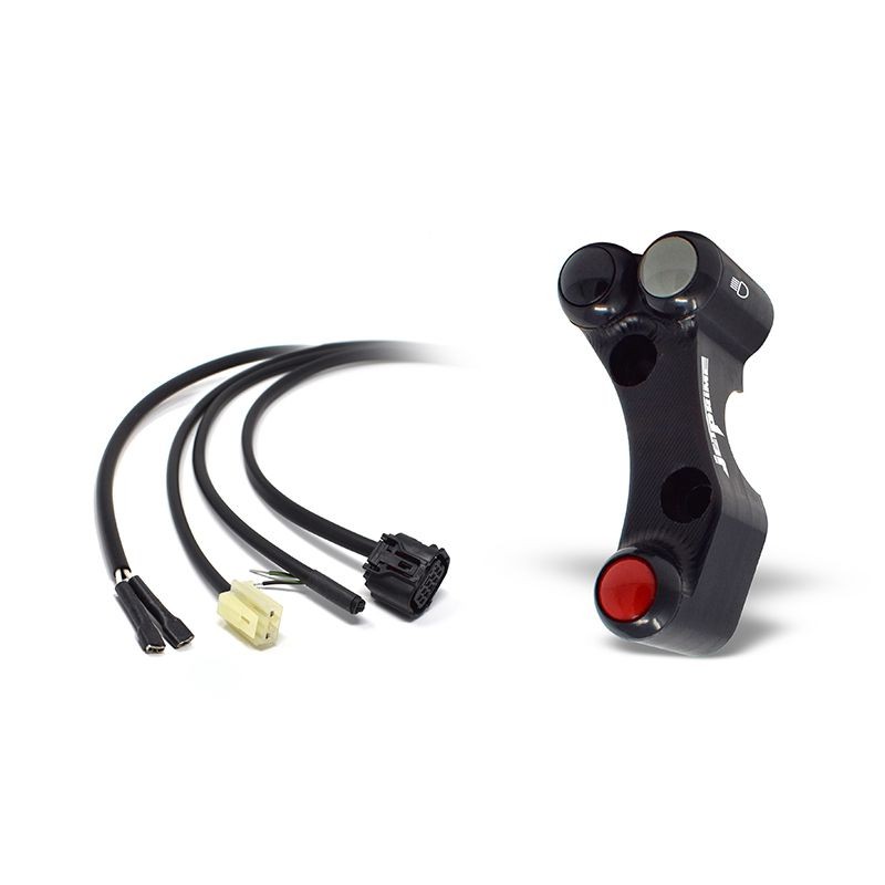 Pulsantiera Jetprime sinistra racing Nera per YAMAHA YZF 600 R6 2021-2025