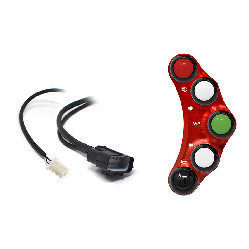 Pulsantiera Jetprime sinistra stradale Rossa per MV AGUSTA F4 1000 S 2004-2005