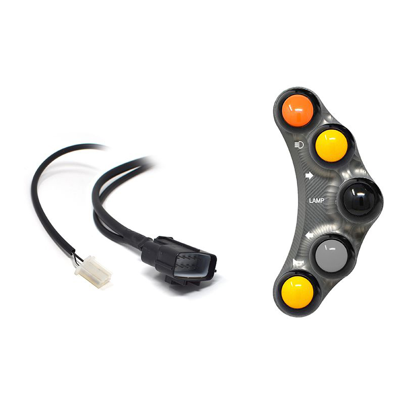Pulsantiera Jetprime sinistra stradale Titanio per MV AGUSTA F4 1000 S 2004-2005