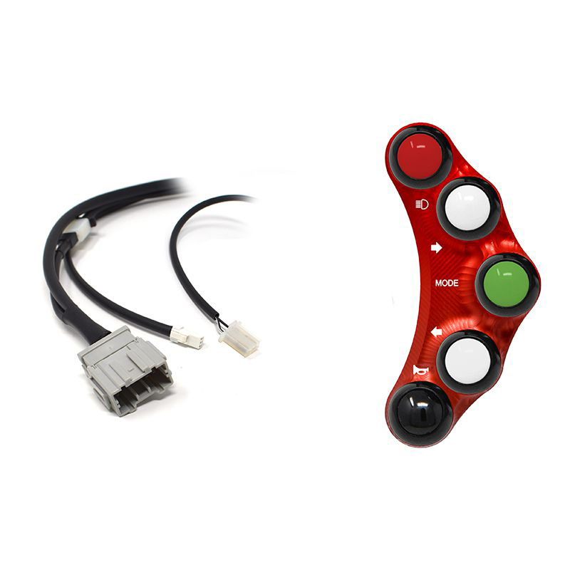 Pulsantiera Jetprime sinistra stradale Rossa per MV AGUSTA F4 1000 R 2011-2015