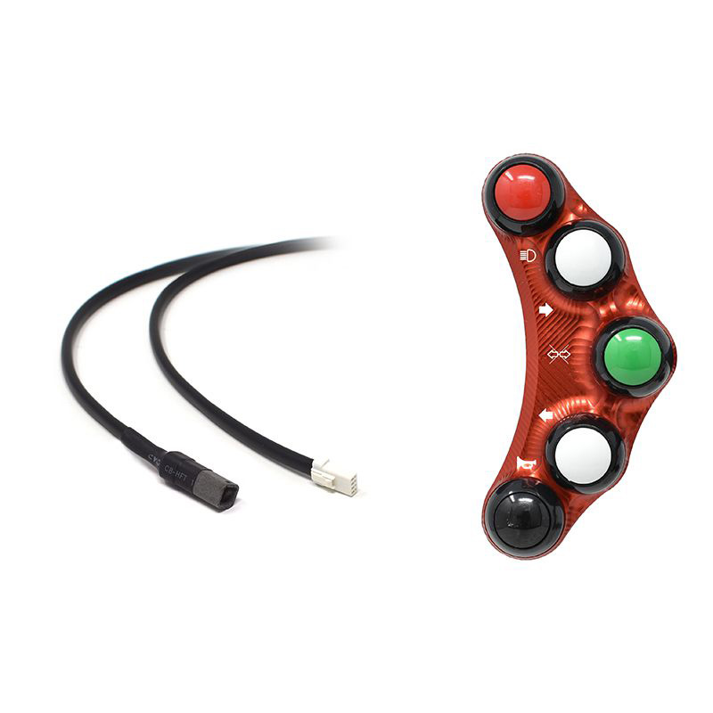 Pulsantiera Jetprime sinistra stradale Rossa per BMW S 1000 XR 2020-2024