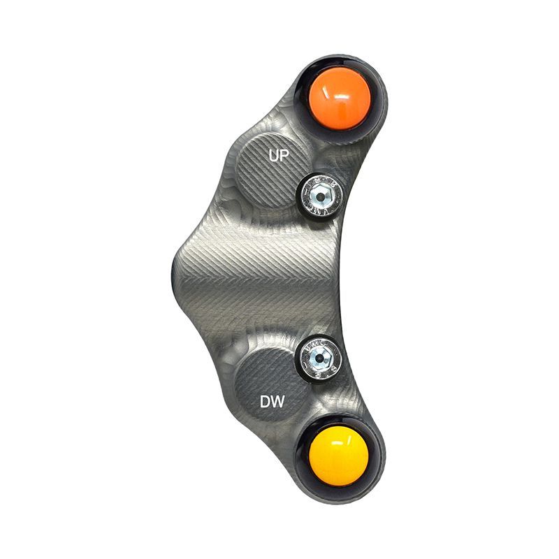 Pulsantiera Jetprime sinistra stradale Titanio per YAMAHA YZF 600 R6 2017-2022