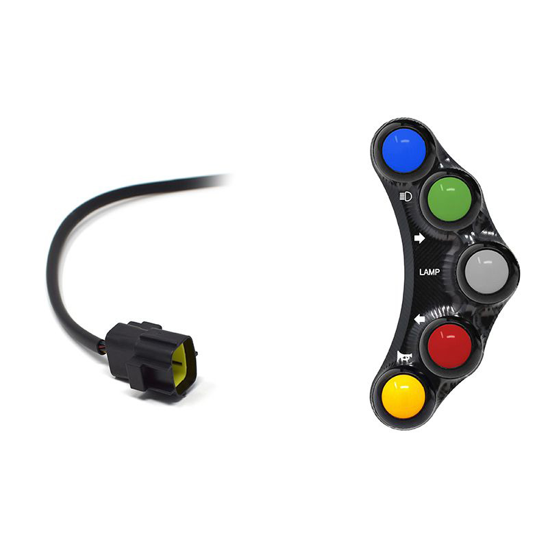 Pulsantiera Jetprime sinistra stradale Nera per DUCATI 749 2003-2007