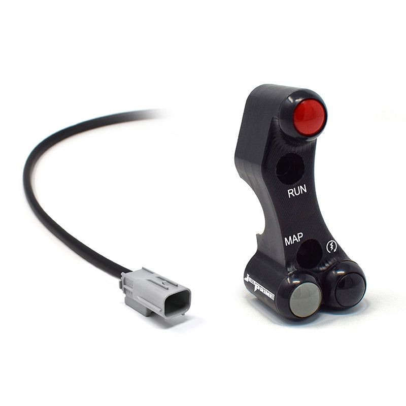 Pulsantiera Jetprime destra racing Nera per APRILIA RS 660 2020-2024