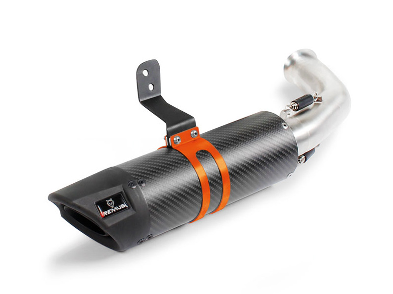 Silenziatore omologato Remus Sport Flow in carbonio per KTM 125 RC 2017-2020