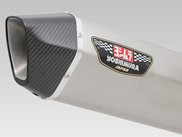 Silenziatore Yoshimura Hepta Force omologato Acciaio satinato fondello carbonio per SUZUKI V-STROM 1000 /XT 2017-2020