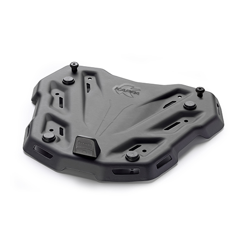Piastra MONOKEY in alluminio nero 3mm per attacchi specifici KZ e KR