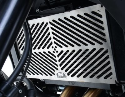 R&G Racing griglia protezione radiatore acqua in acciaio inox per KAWASAKI VERSYS 650 2015-2023