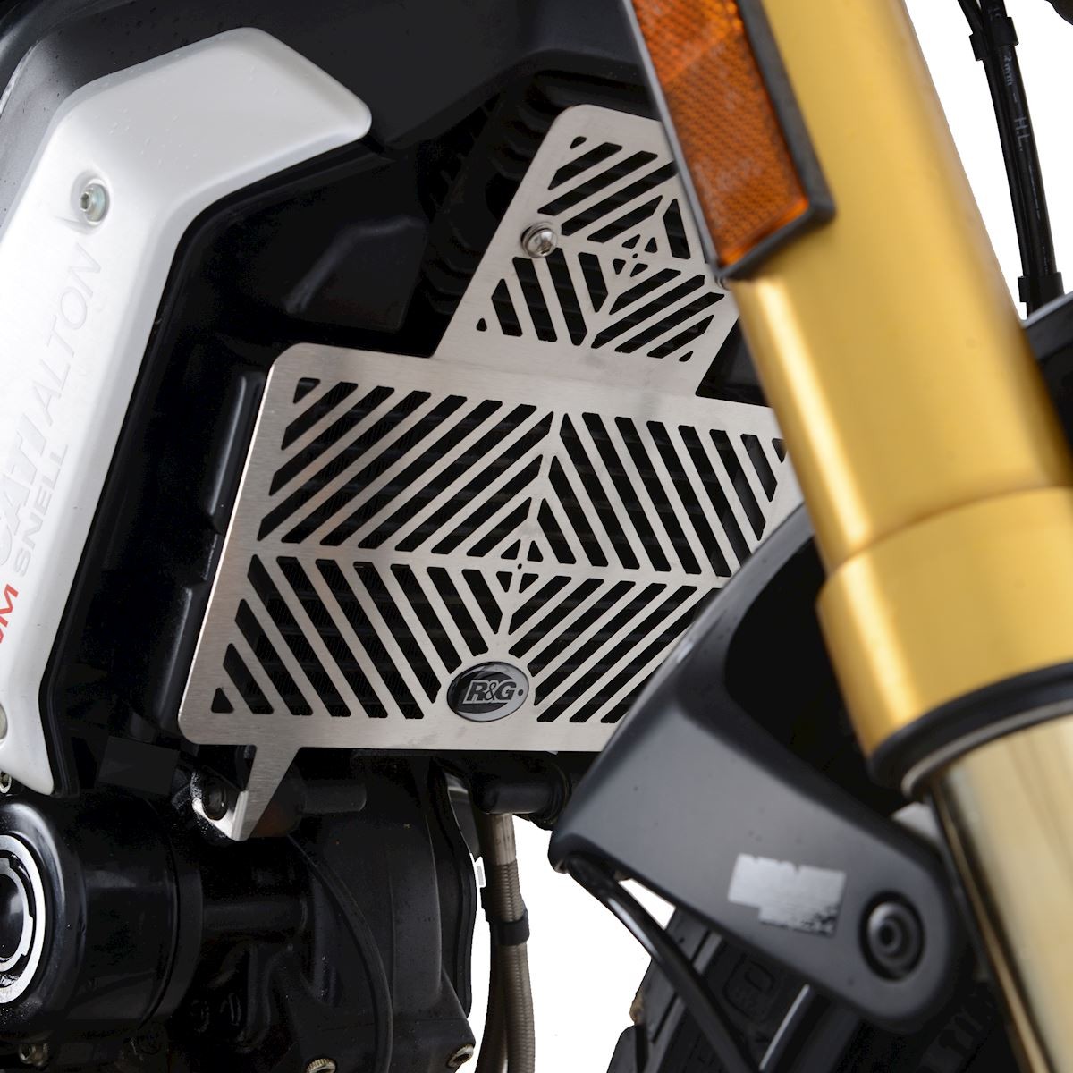 R&G Racing griglia protezione radiatore acqua in acciaio inox per DUCATI SCRAMBLER 1100 2018-2023