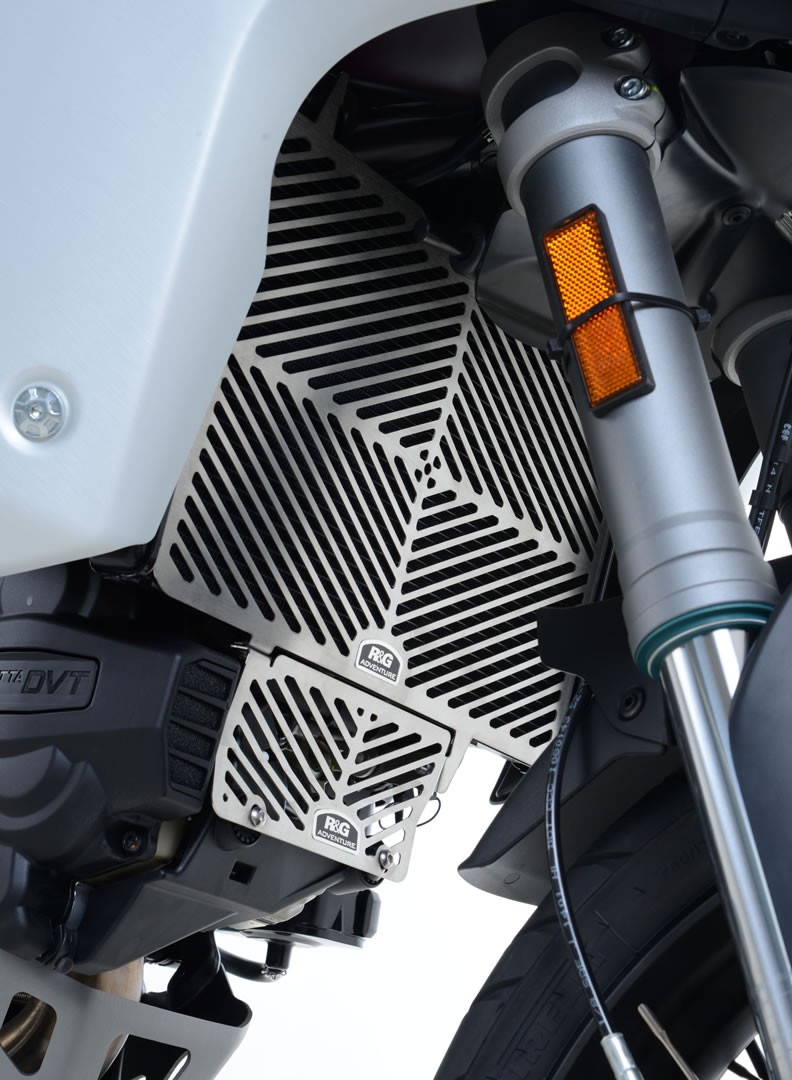 R&G Racing griglia protezione radiatore acqua in acciaio inox per DUCATI MULTISTRADA 950 V2 2022-2023