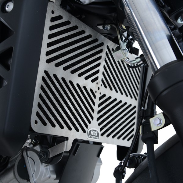 R&G Racing griglia protezione radiatore acqua in acciaio inox per SUZUKI SV 650 2016-2021