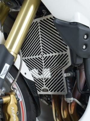 R&G Racing griglia protezione radiatore acqua in acciaio inox per TRIUMPH TIGER 1050 2006-2012